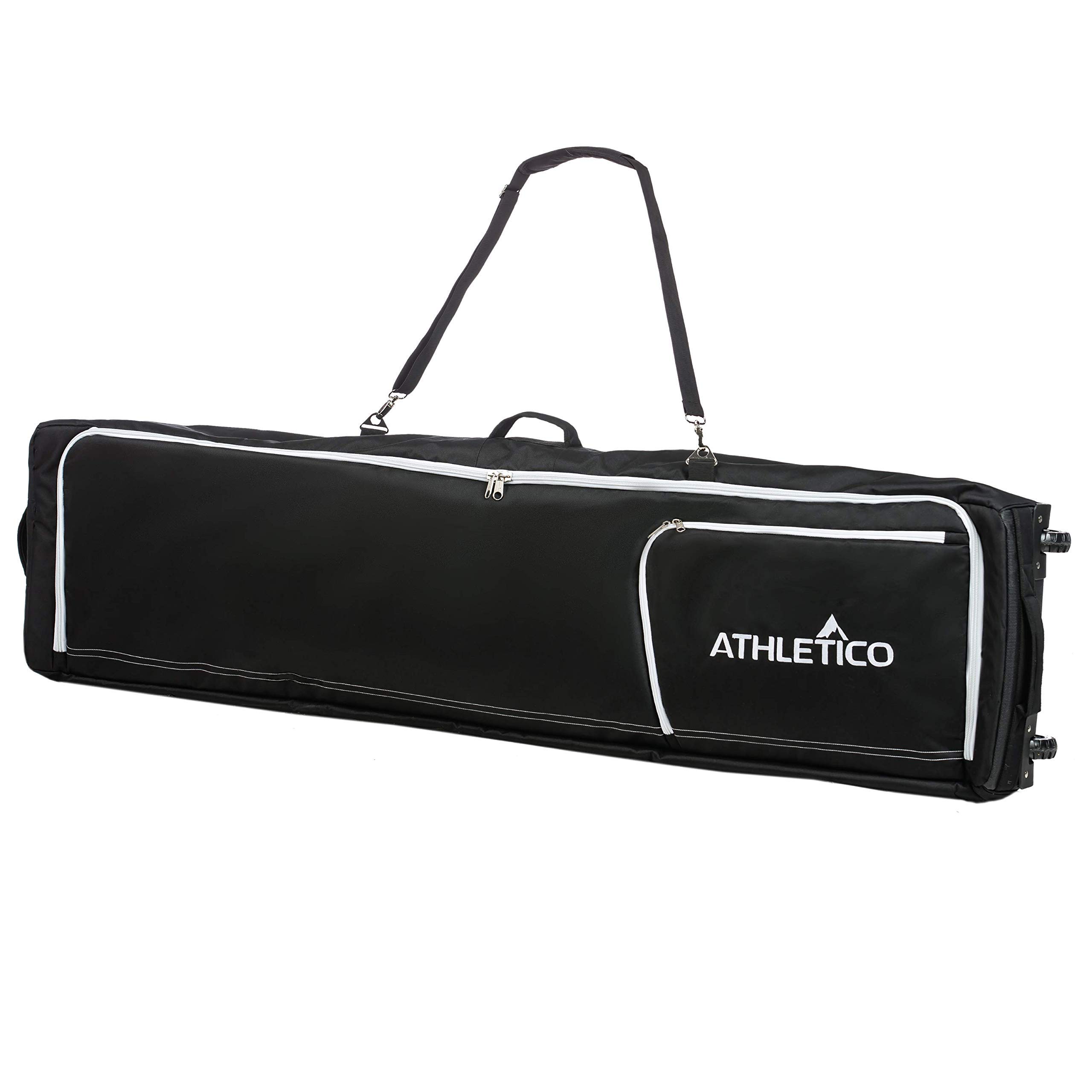 Athletico Conquest Padded Snowboard Bag with Wheels - Waterproof Travel Bag for Single Snowboard & Boots | Durable Protection for Airplane Travel & Winter Sports Gear Storage