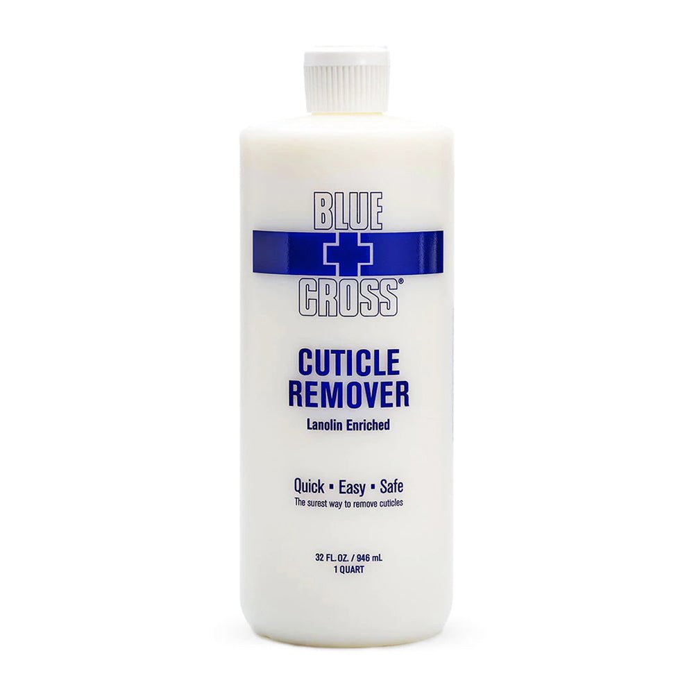 Blue Cross Cuticle Remover 32 oz - Professional Nail Care Solution for Manicures & Pedicures - Perfect for Salons and At-Home Nail Care