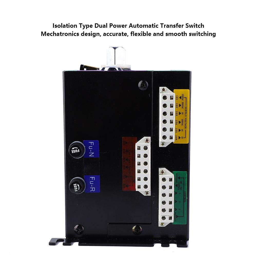 160A 4P Automatic Transfer Switch (ATS) - Automatic Isolation Type Power Transfer Switch for Home Backup, Solar Systems & Emergency Power Supply