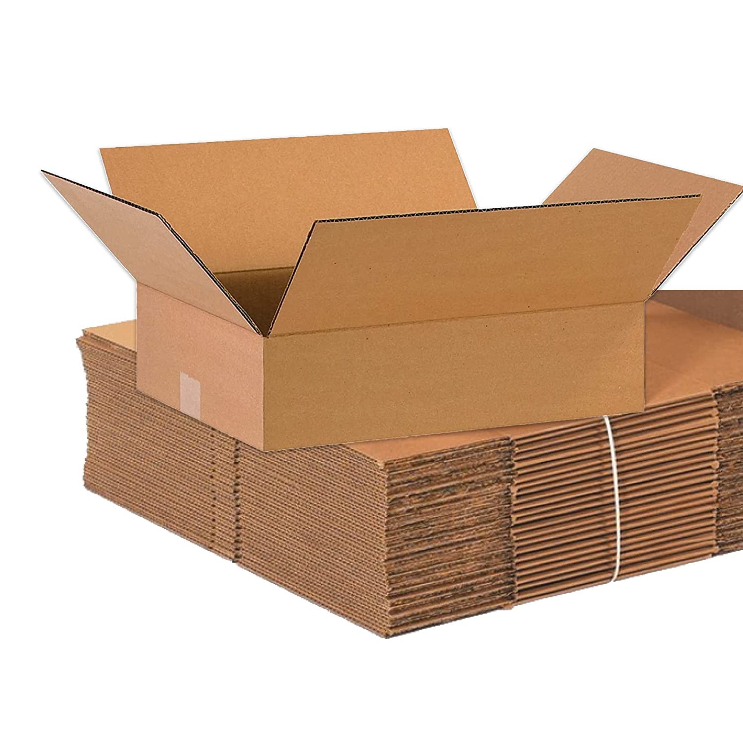 BOX USA 16x12x4 Corrugated Cardboard Shipping Boxes - 16