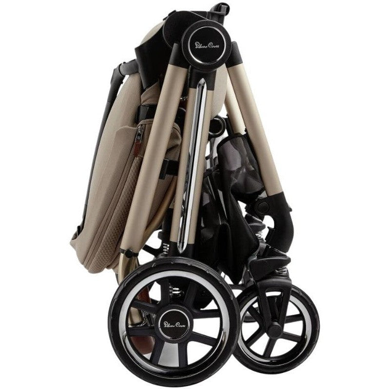 Silver Cross Reef 2 Lightweight Compact Stroller with Folding Bassinet | Travel-Friendly Baby Pushchair for Newborns & Toddlers | Perfect for Shopping, Travel, and Daily Walks