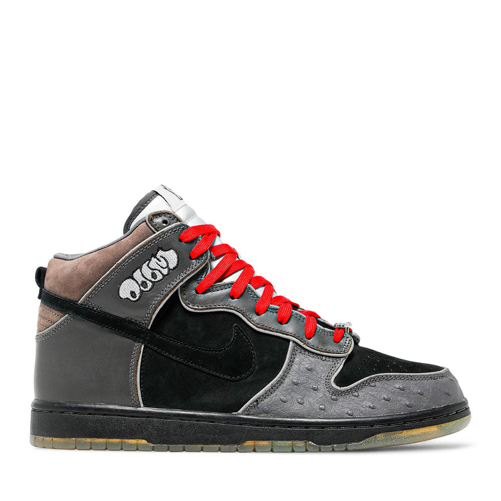 Nike SB Dunk High Premium MF Doom Sneakers - Limited Edition Skateboarding Shoes for Men - Perfect for Streetwear, Skateboarding & Sneaker Collectors