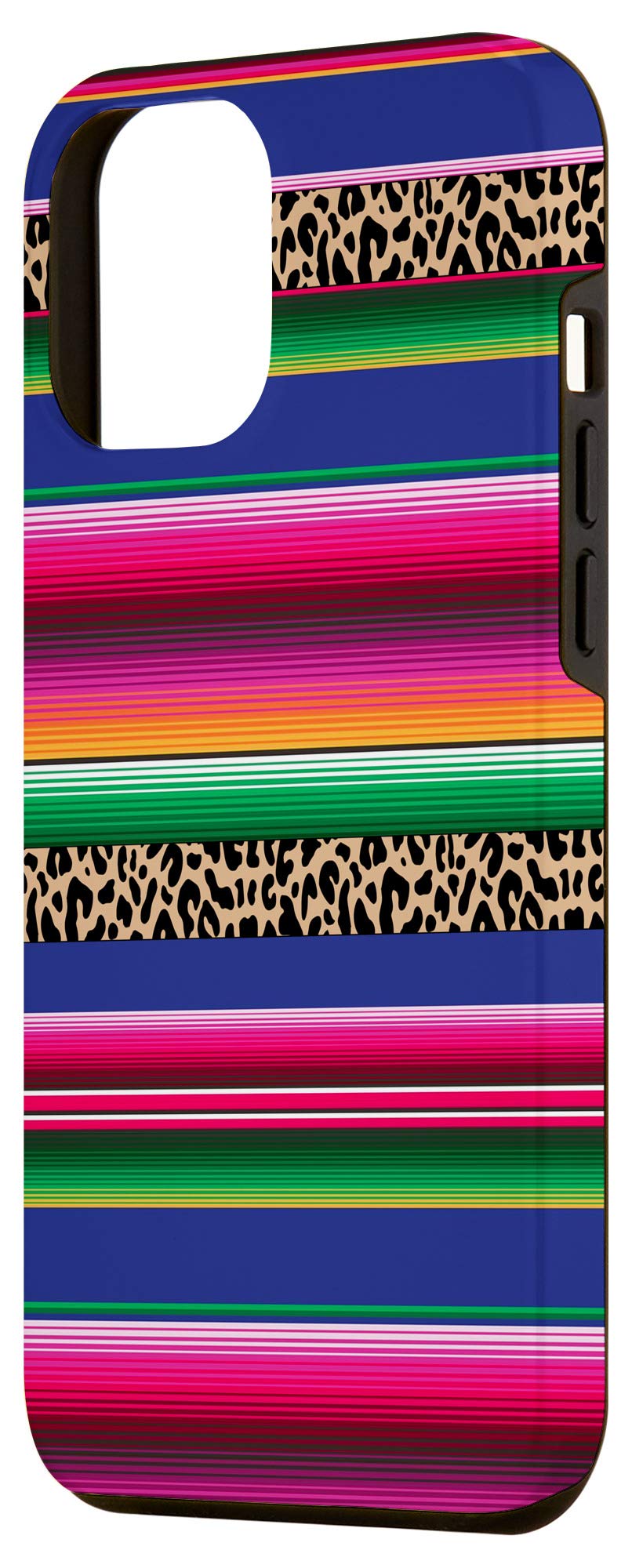 iPhone 12 Pro Max Case - Serape Leopard Print Design, Slim Protective Cover with Shock Absorption | Perfect for Daily Use, Travel & Outdoor Activities