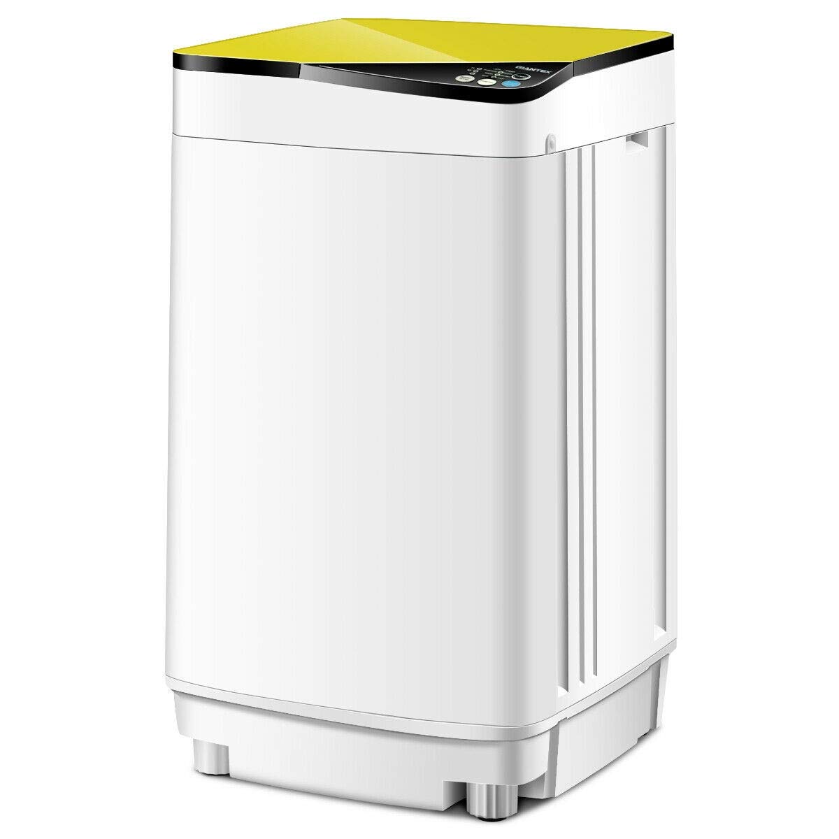 SAFEPLUS Full-Automatic Portable Mini Washing Machine - 7.7 lbs Capacity with Spin Dryer & Built-in LED Light | Perfect for Dorms, Apartments, RVs, Camping & Small Space Laundry Needs