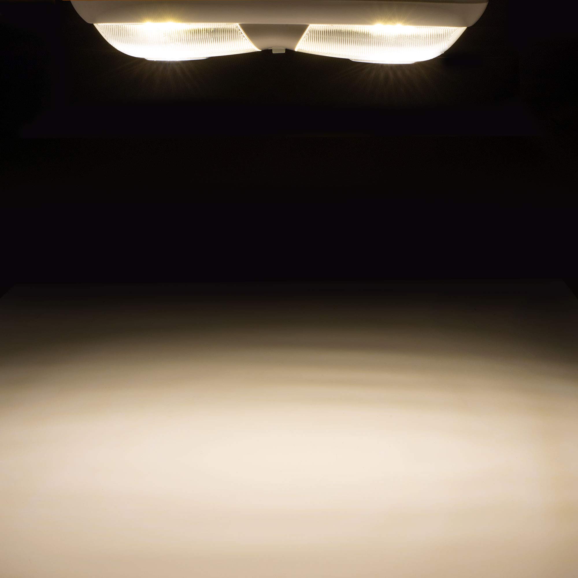 12V RV LED Dome Light Fixture with Switch - 3200K Warm White Interior RV Lighting - Clear Lens & White Housing (10 Pack) - Perfect for RV, Camper, Trailer, and Van Interior Lighting Upgrades