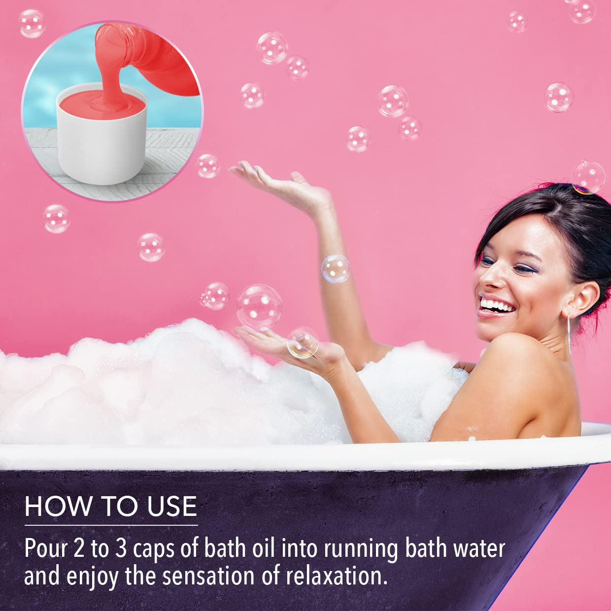 Christmas Scented Bubble Bath Foam - 34 Fl Oz (1000ml) for Relaxation & Better Sleep | Aromatherapy Spa Body Care with Soothing Fragrance | Perfect for Holiday Gifts, Self-Care & Stress Relief