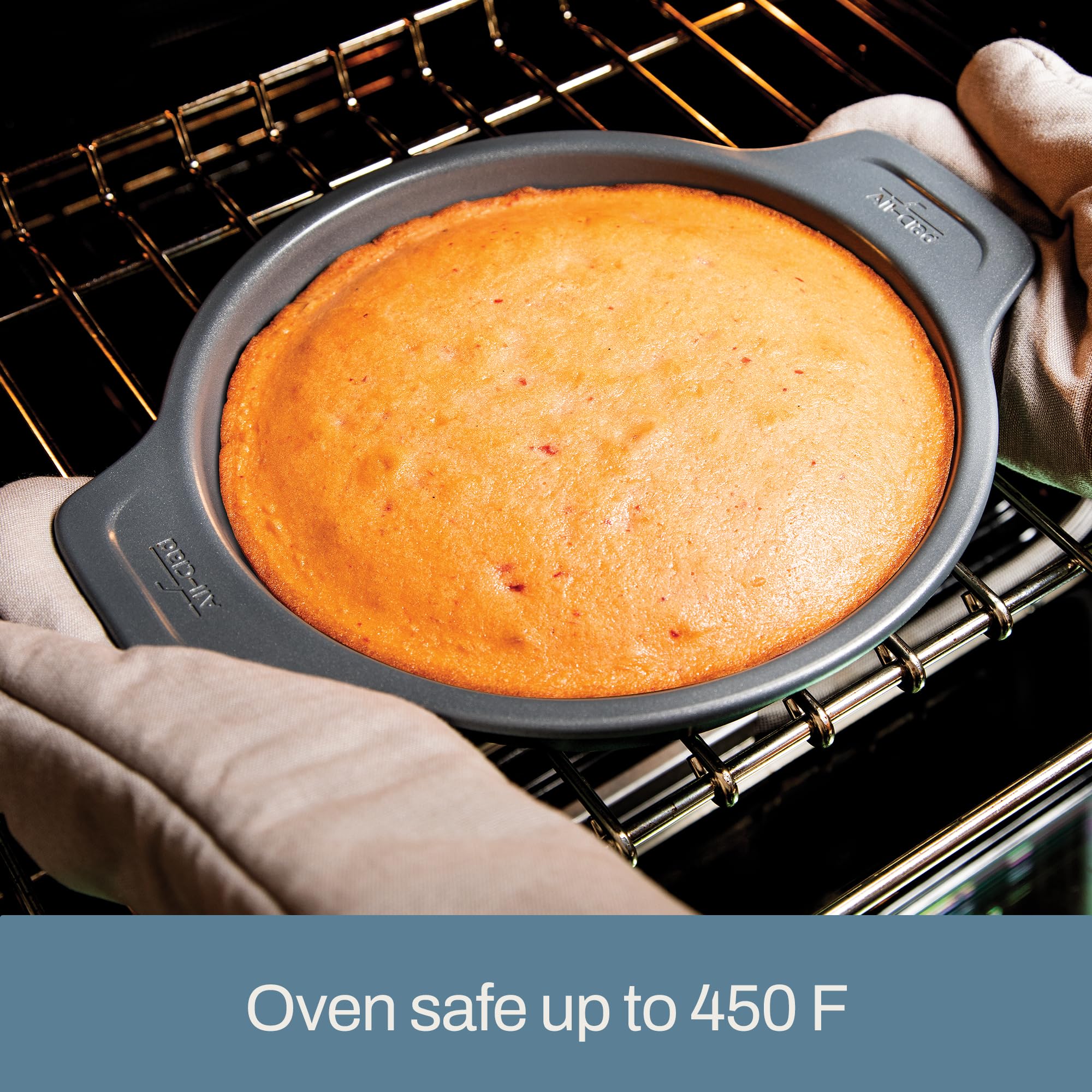 All-Clad Pro-Release Nonstick 9x13 Inch Baking Sheet - Oven Safe up to 450°F, Cookie Pan, Muffin Tray, Cooling Rack & Cake Pan Set for Baking, Roasting & Meal Prep - Perfect for Cookies, Cakes, Breads & Sheet Pan Dinners