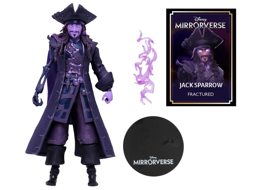 Disney Mirrorverse Jack Sparrow Action Figure - Fractured Gold Label Collectible for Fans & Display
