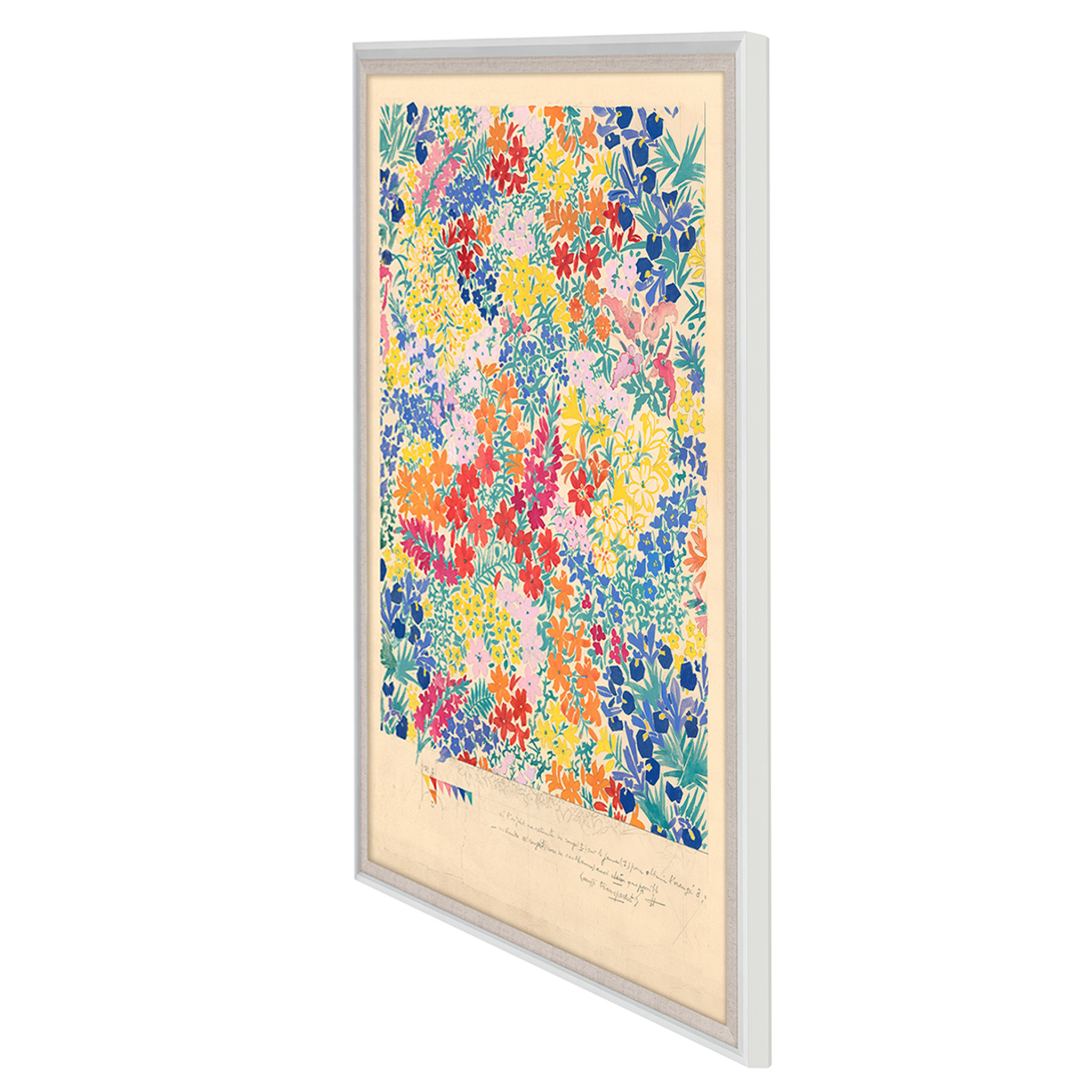 Bianchini Ferier Archive Summer Bloom Floral Fabric - Perfect for Upholstery, Dresses & Home Decor