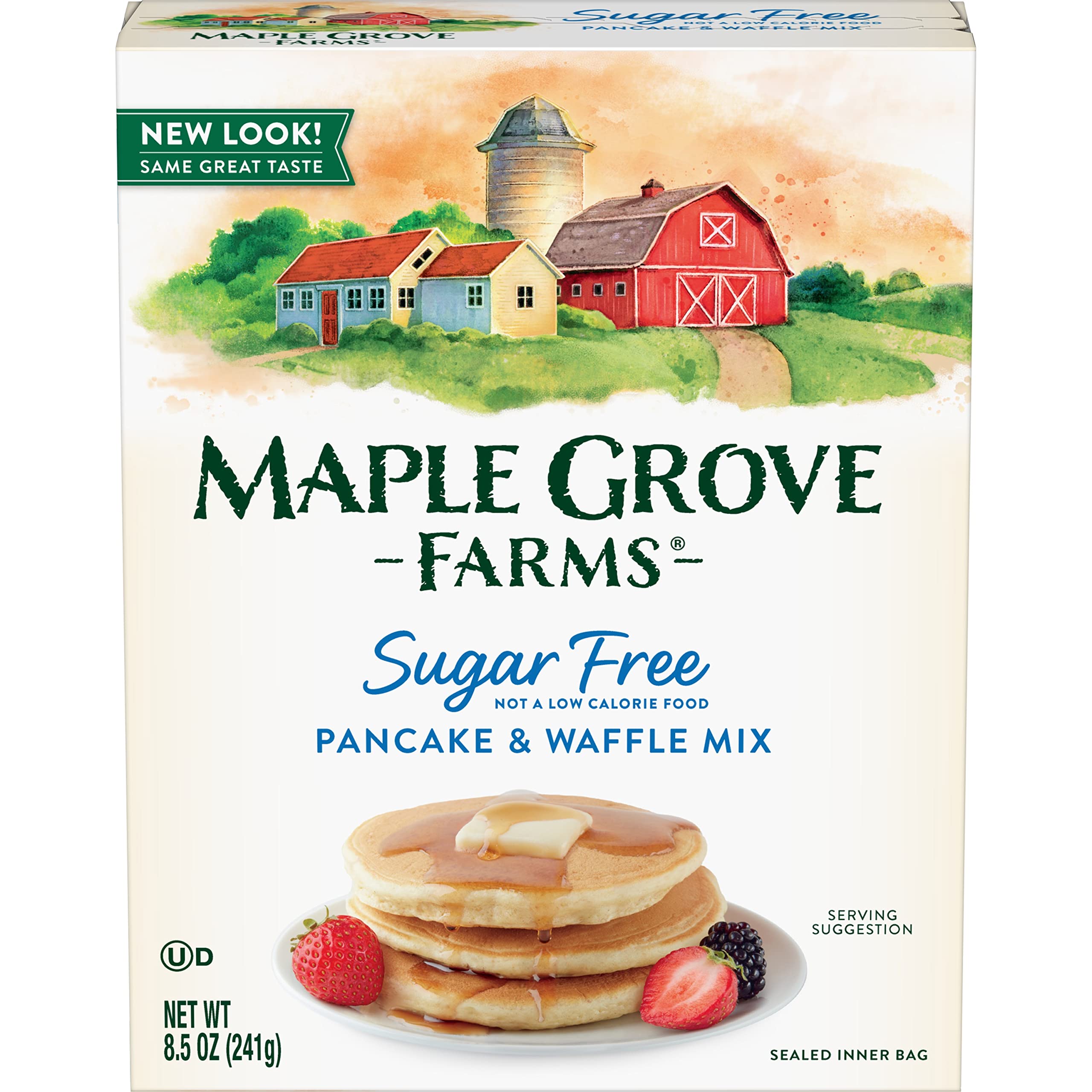 Sugar-Free Maple Grove Farms Pancake & Waffle Mix - 8.5 oz | Healthy Breakfast for Diabetics & Keto Diet | Perfect for Family Brunch & Weekend Treats