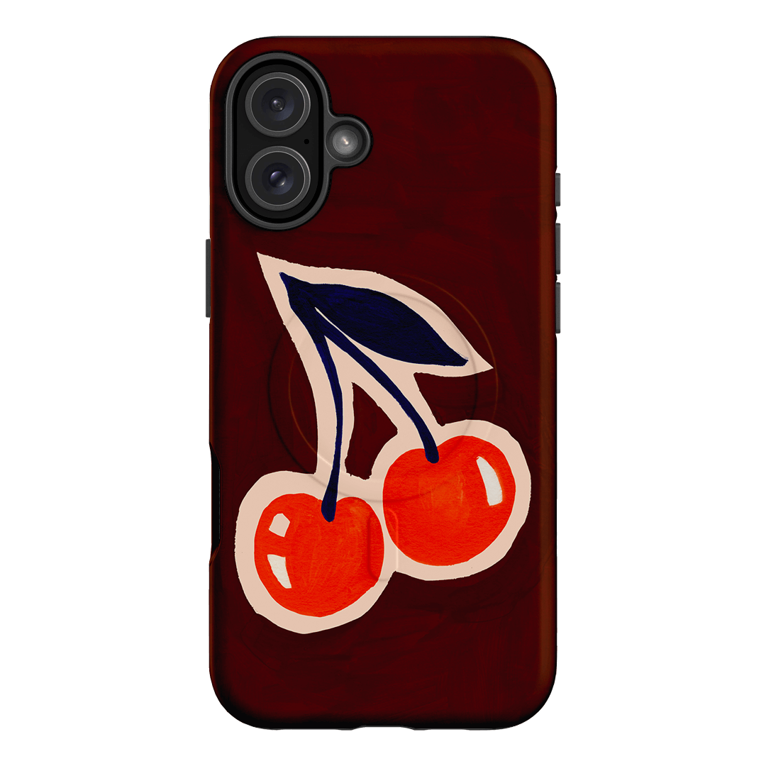 Premium Shockproof Cherry Design Phone Case for iPhone & Samsung - Durable Protection for Everyday Use, Drops & Outdoor Activities