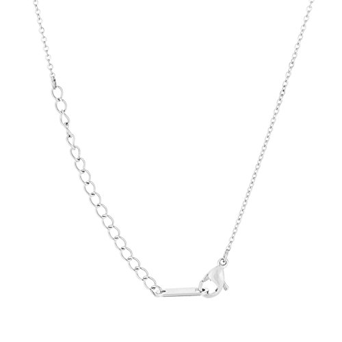Personalized Stainless Steel Initial Pendant Necklace - Durable & Hypoallergenic Jewelry Gift for Women - Perfect for Birthdays, Anniversaries & Everyday Wear