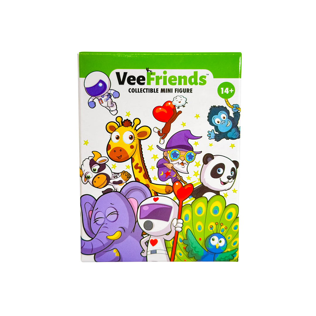 VeeFriends Collectible Series 2 Mystery Figurine Blind Box - Fun Surprise Gift for Fans & Collectors - Perfect for Display, Gifting & Social Media Unboxing