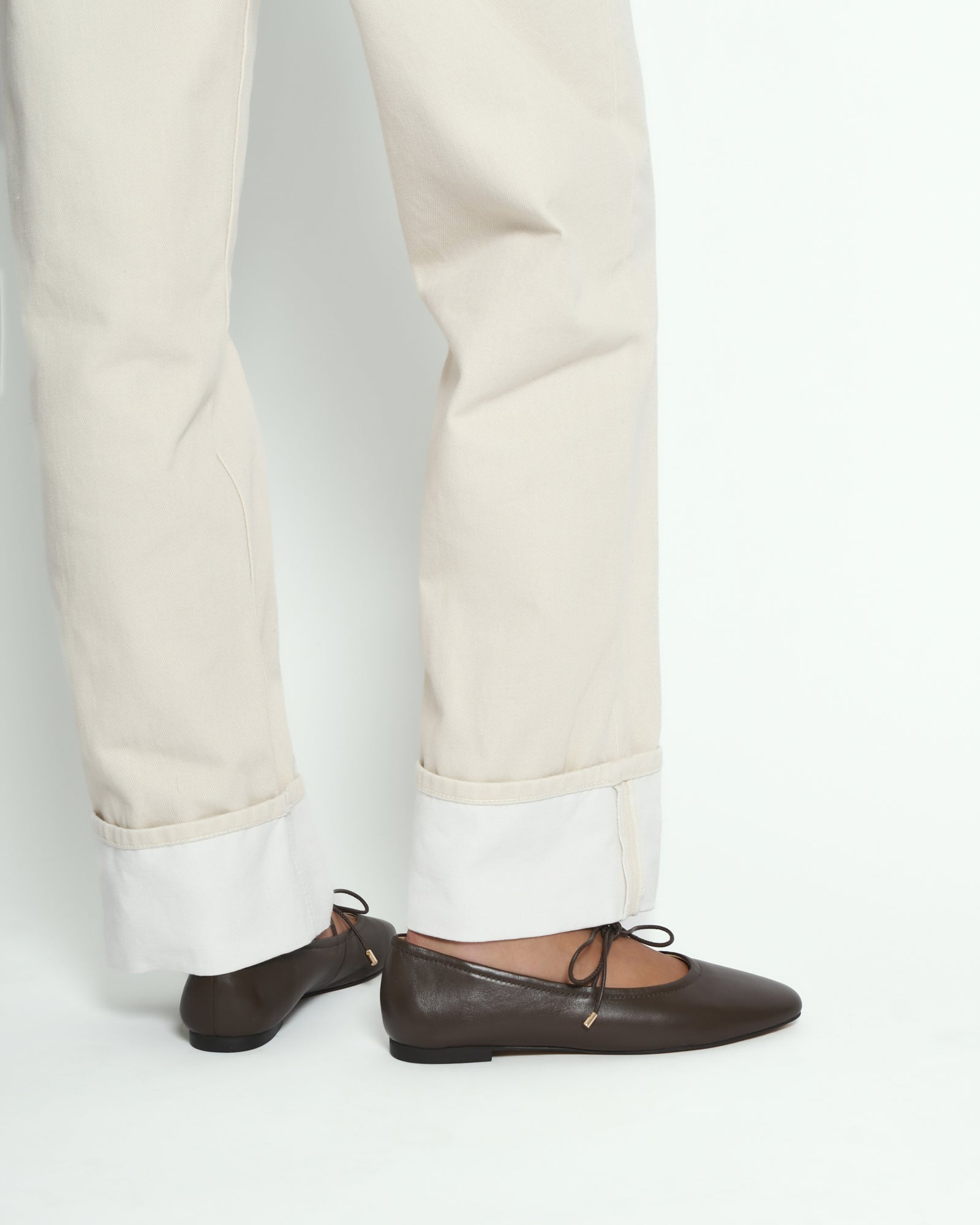 Petal Casual Flats - Dark Rye Leather Women's Comfortable Slip-On Shoes for Work, Travel & Everyday Wear
