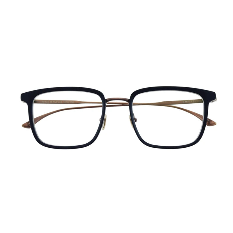 Aimee Unisex Full Rim Square Titanium Eyeglasses 51316 - Lightweight Durable Frame for Men & Women - Perfect for Reading, Work, and Everyday Use