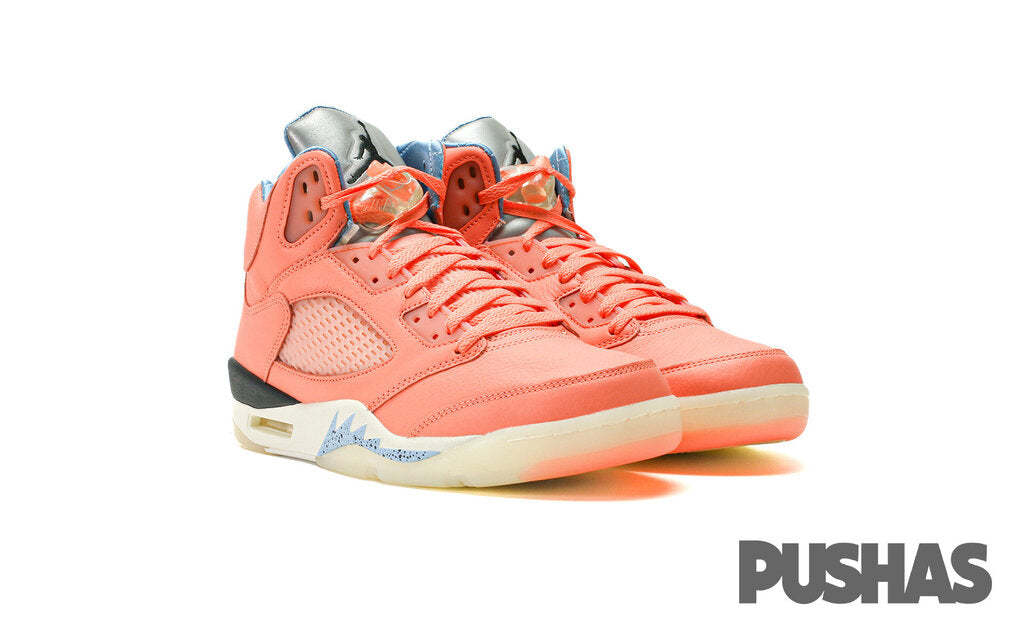 Air Jordan 5 Retro x DJ Khaled We The Best 'Crimson Bliss' Sneakers (2022) - Men's Basketball Shoes for Streetwear & Casual Fashion