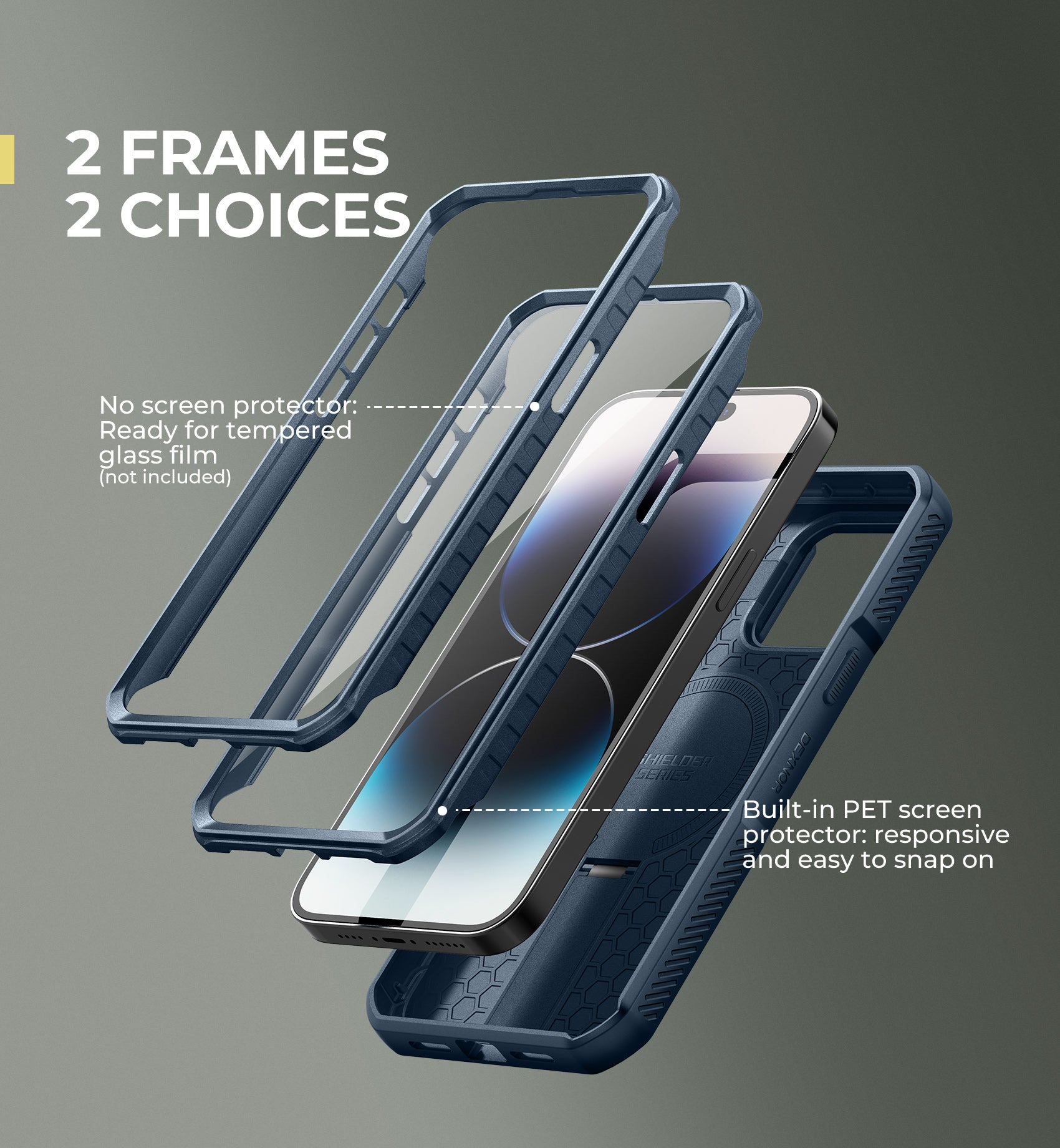 Durable iPhone 14 Pro Max Case with Built-In Screen Protector & Slide Camera Cover | 360° Magsafe Compatible Shockproof Rugged Bumper Cover | Perfect for Outdoor Activities, Travel & Daily Protection