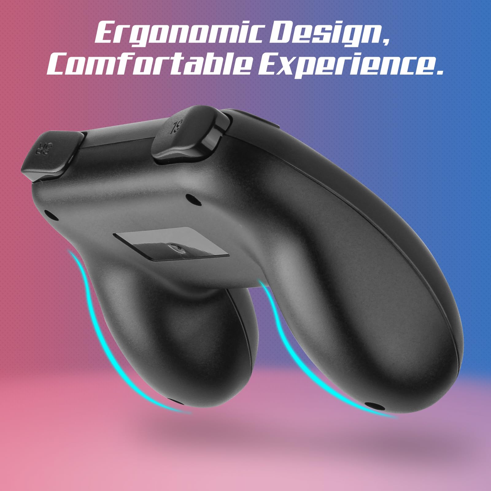 JoyHood Ergonomic Hand Grips for Nintendo Switch & Switch OLED - 4 Pack Comfortable Controller Handles for Joy-Con - Perfect for Gaming, Travel & Long Play Sessions