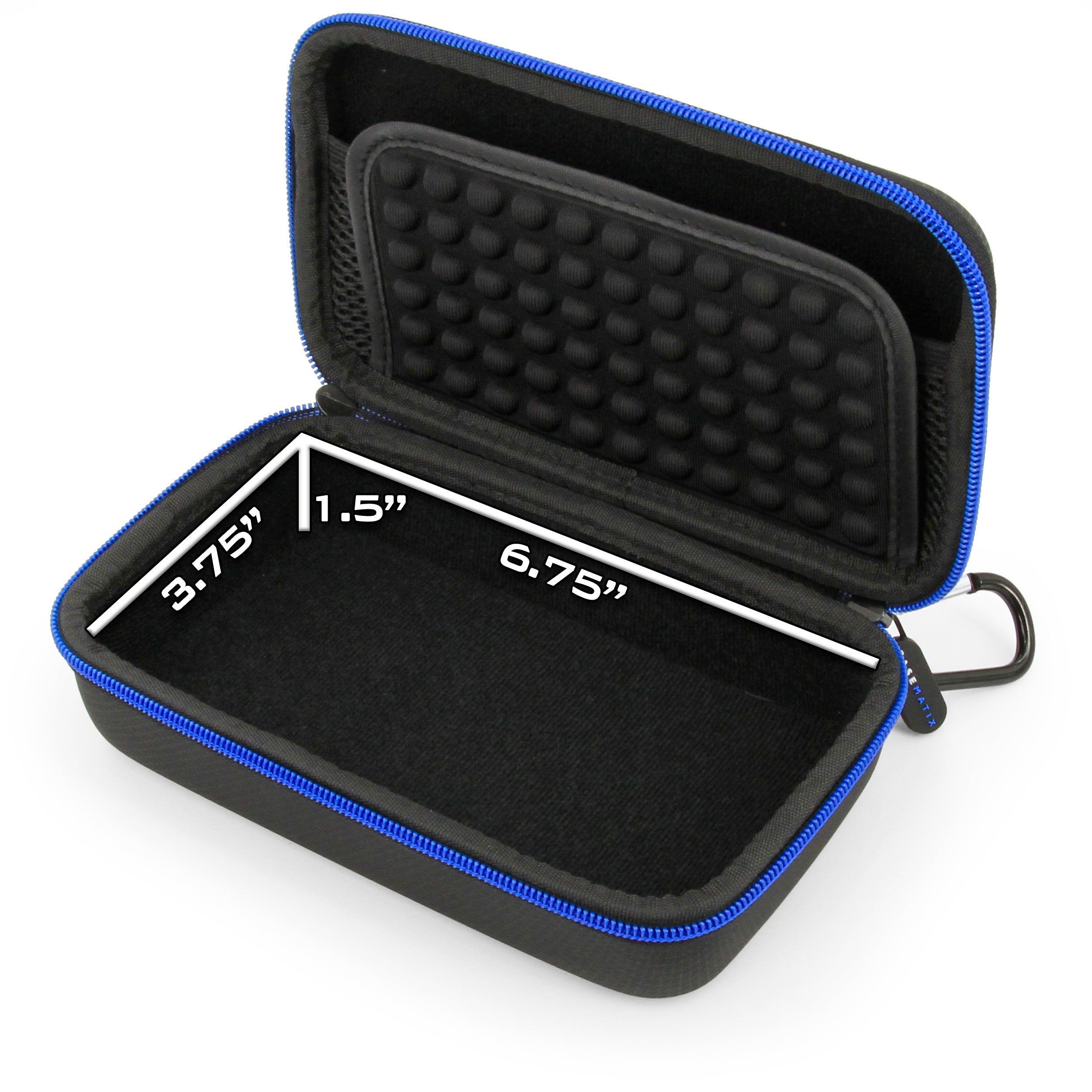 CASEMATIX Protective Carrying Case for Airthings 2960 View Plus Air Quality Monitor - Durable Storage Case with Handle for Home & Office Air Quality Testing Devices | Perfect for Travel & Professional Use