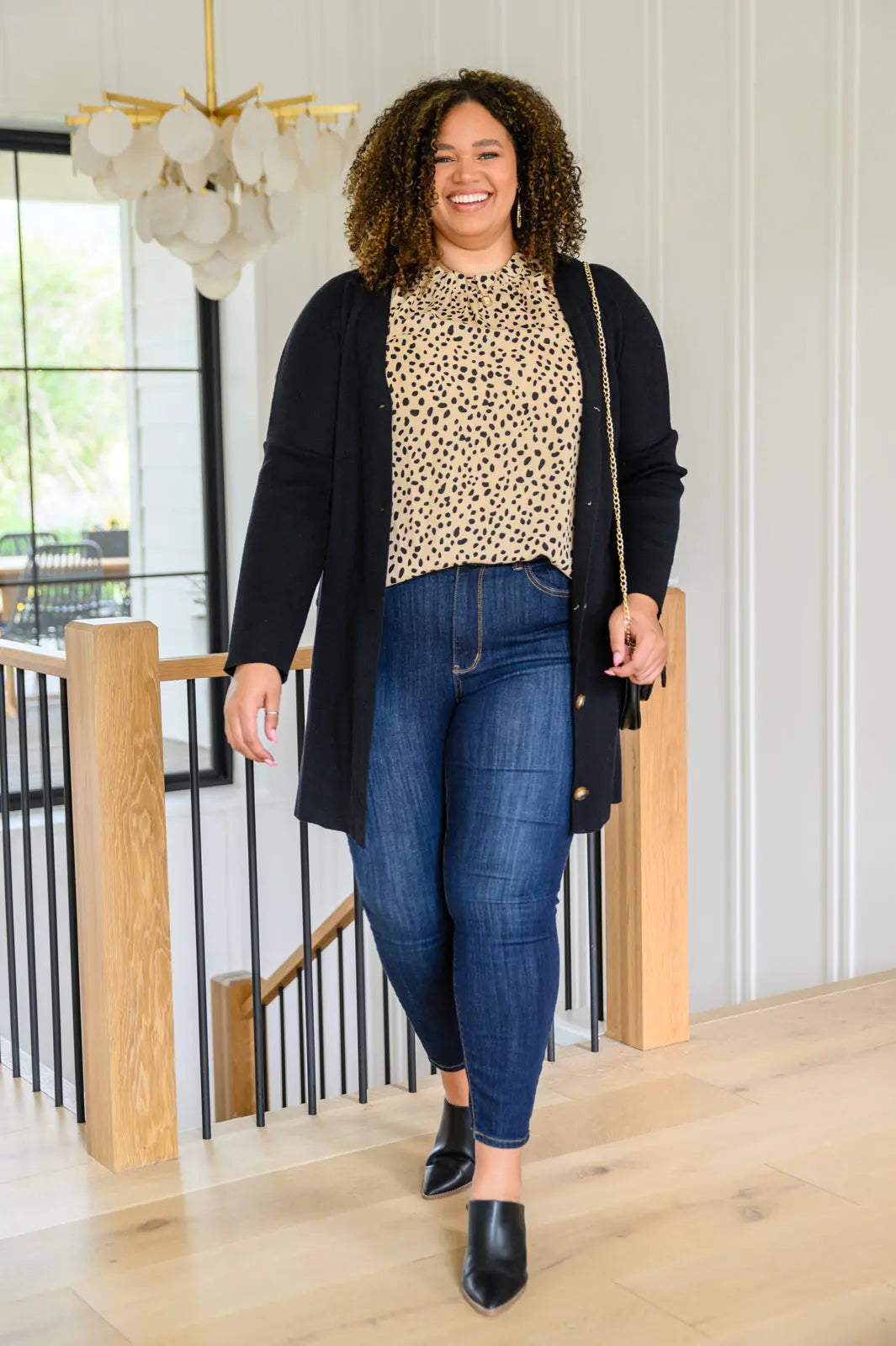 Georgia Back Yoke Skinny Jeans for Women - Stretch Denim Pants with Phone Pocket - Perfect for Casual Outfits & Everyday Wear