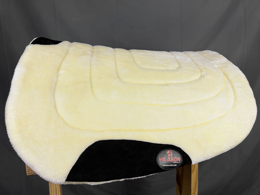 32X36 HILASON Western Endurance All-Purpose Fleece Saddle Pad for Horses - Comfortable & Durable Riding Pad for Trail, Ranch & Training Use