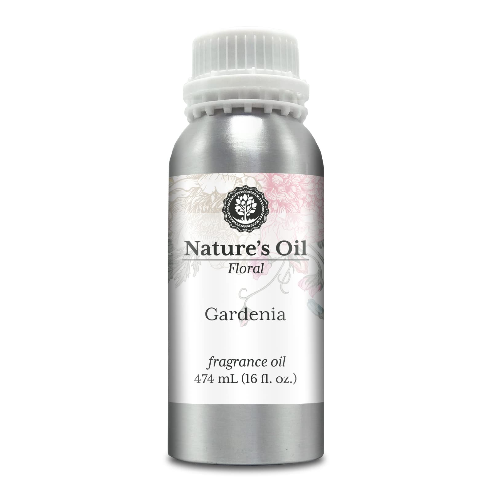 Nature's Oil Gardenia Fragrance Oil - 16oz Premium Scented Oil for Home, Diffuser & DIY Candles | Long-Lasting Floral Aroma for Relaxation & Aromatherapy