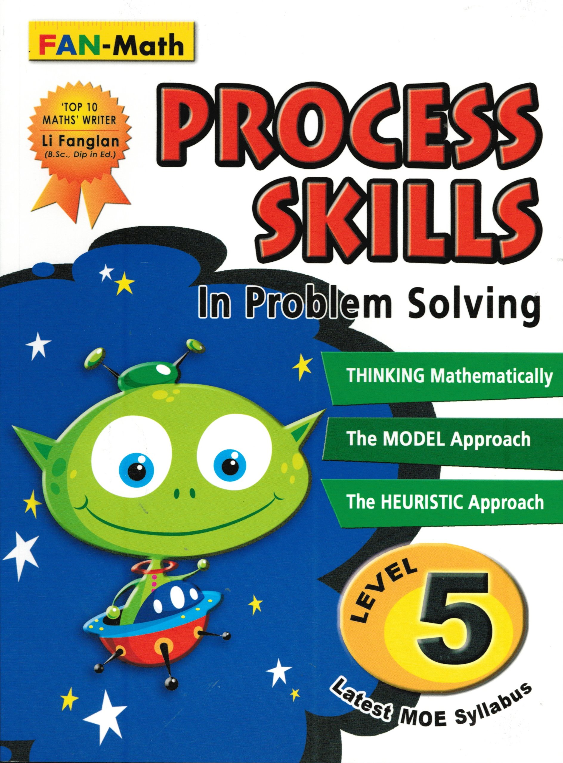 FAN-Math Problem Solving Process Skills Workbook Level 5 - Critical Thinking Exercises for Middle School Students & Homeschool Math Practice