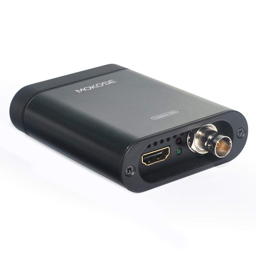 MOKOSE USB 3.0 HDMI/SDI Video Capture Card - 1080P 60fps UVC Free Driver - Compatible with Windows, Linux & Mac OS X - HD Loop Thru Game Dongle Grabber Device - Perfect for Live Streaming, Gaming Capture & Video Recording