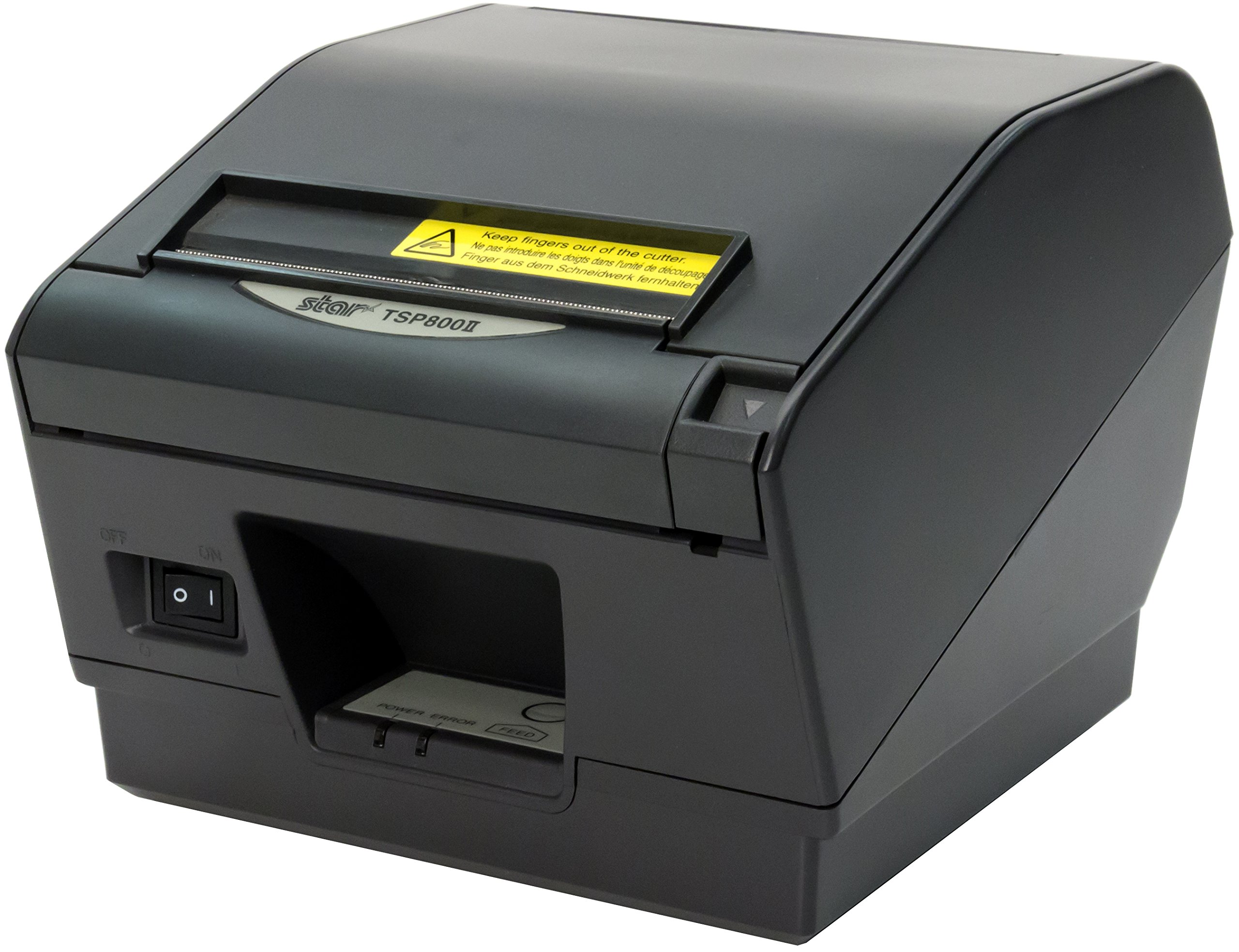 Star Micronics TSP847IIC High-Speed Thermal Receipt Printer with Auto-Cutter & Tear Bar - Gray | Fast Printing for Retail, Restaurant & POS Systems