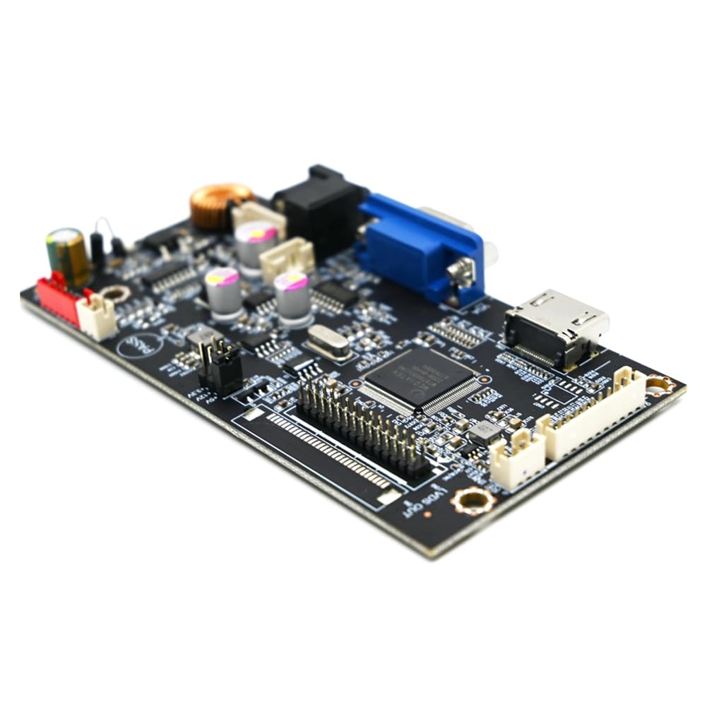 525 Wide Temperature LCD Driver Board - VGA+ Input Compatible Motherboard Driver Module for LCD Displays | Ideal for Industrial Control Panels & Digital Signage