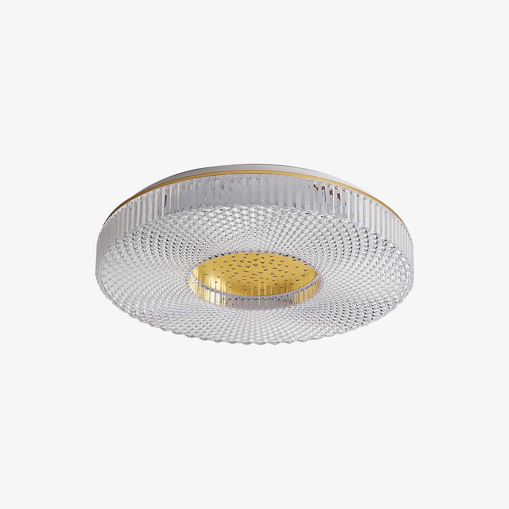 Cimona LED Flush Mount Ceiling Light - Modern Round Flush Mount Lighting Fixture for Bedroom, Kitchen, Living Room & Hallway - Energy Efficient Indoor Ceiling Light (White)