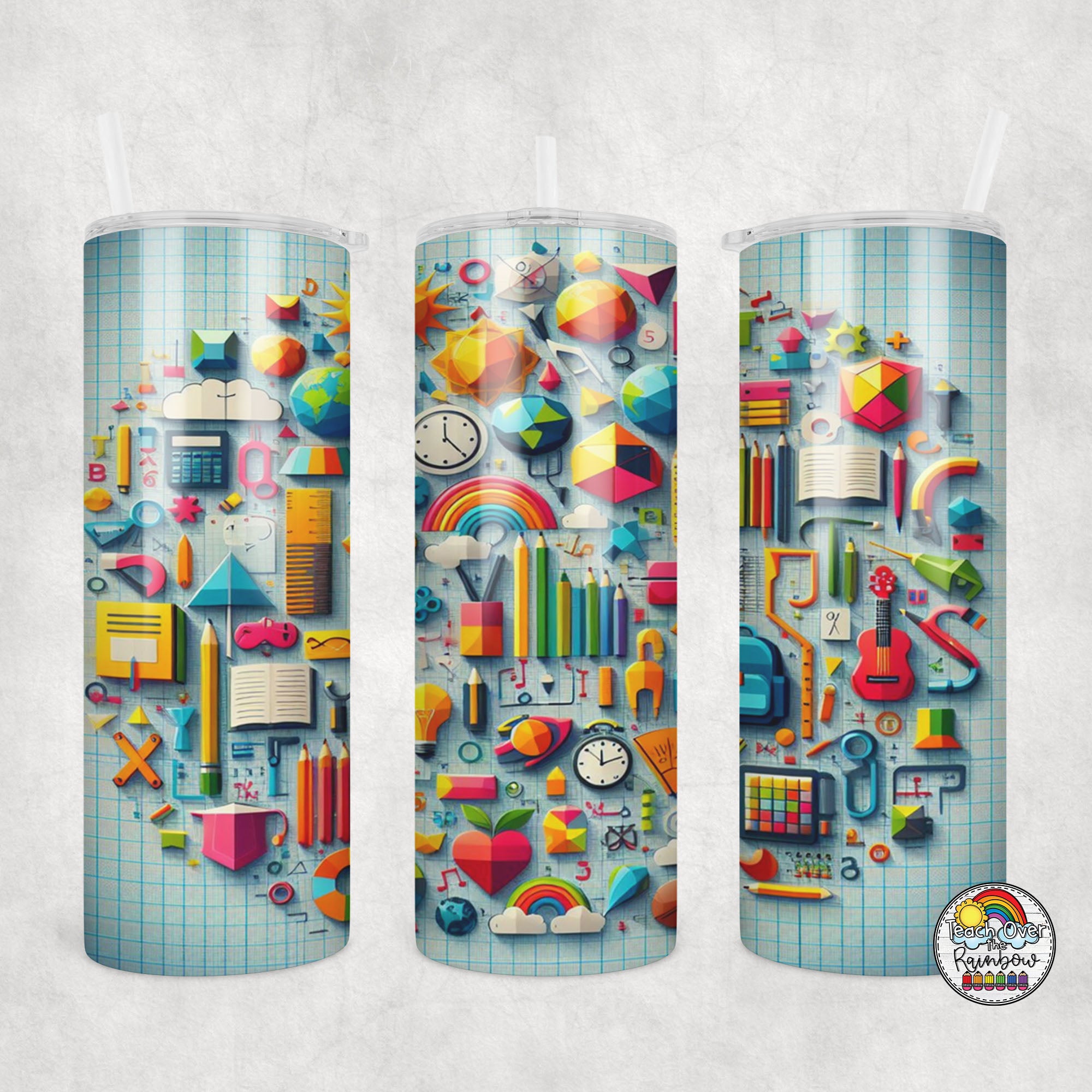 4 Pack Insulated Tumbler Cups for School, Office & Travel - Stainless Steel Water Bottles for Kids & Adults - BPA-Free, Leak-Proof, Keeps Drinks Hot/Cold for Hours