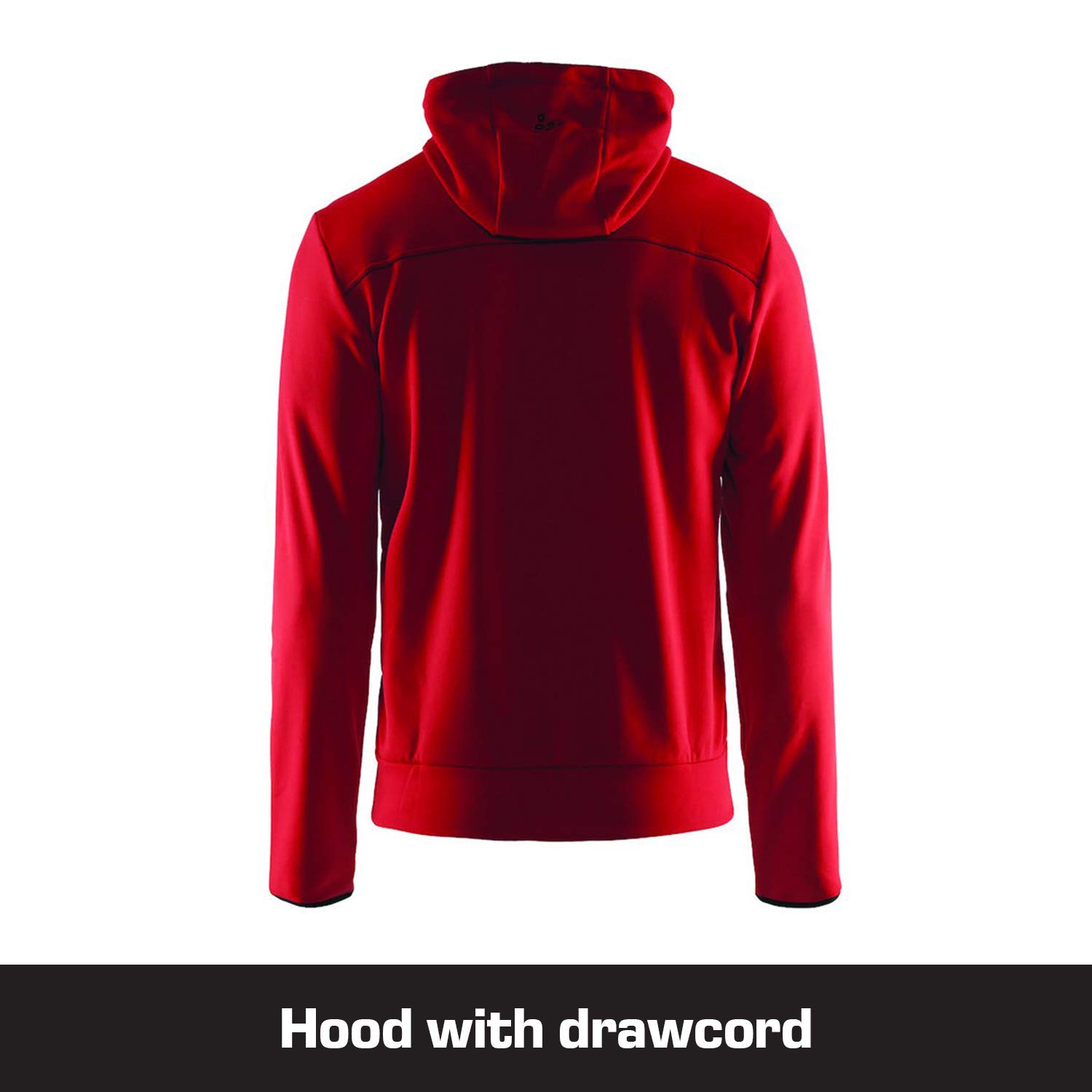Craft Leisure Full-Zip Men's Hoodie Sweatshirt - Soft & Comfortable Pullover for Casual Wear, Gym, and Outdoor Activities