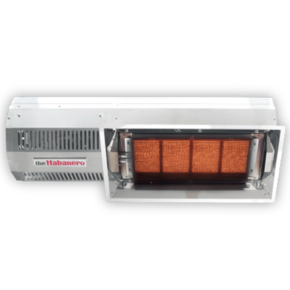 IR Energy Habanero M20 33 Wall/Ceiling Mounted Natural Gas Patio Heater - Outdoor Heating Solution for Restaurants, Backyards & Patios