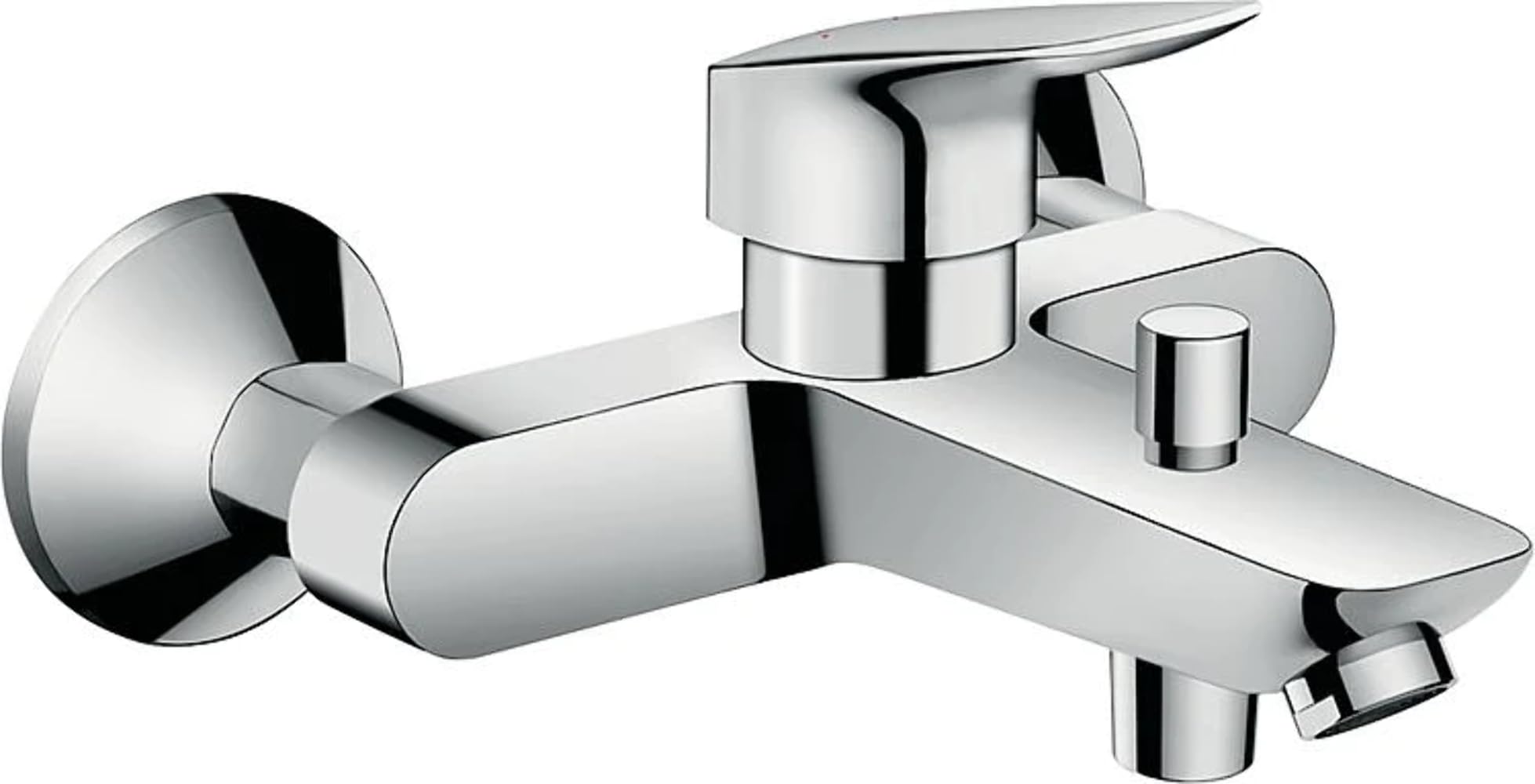 Hansgrohe Chrome Bath Shower Mixer Valve - High Pressure Thermostatic Shower System for Modern Bathrooms | Perfect for Spa-Like Showers & Relaxing Baths