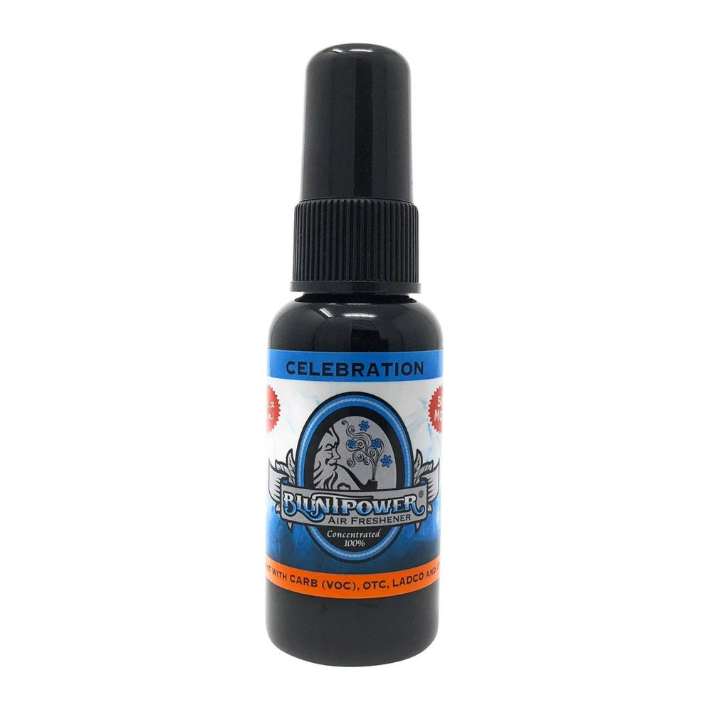Bluntpower Air Freshener Spray - Celebration Scent | Eliminates Odors Fast | Perfect for Cars, Homes & Offices
