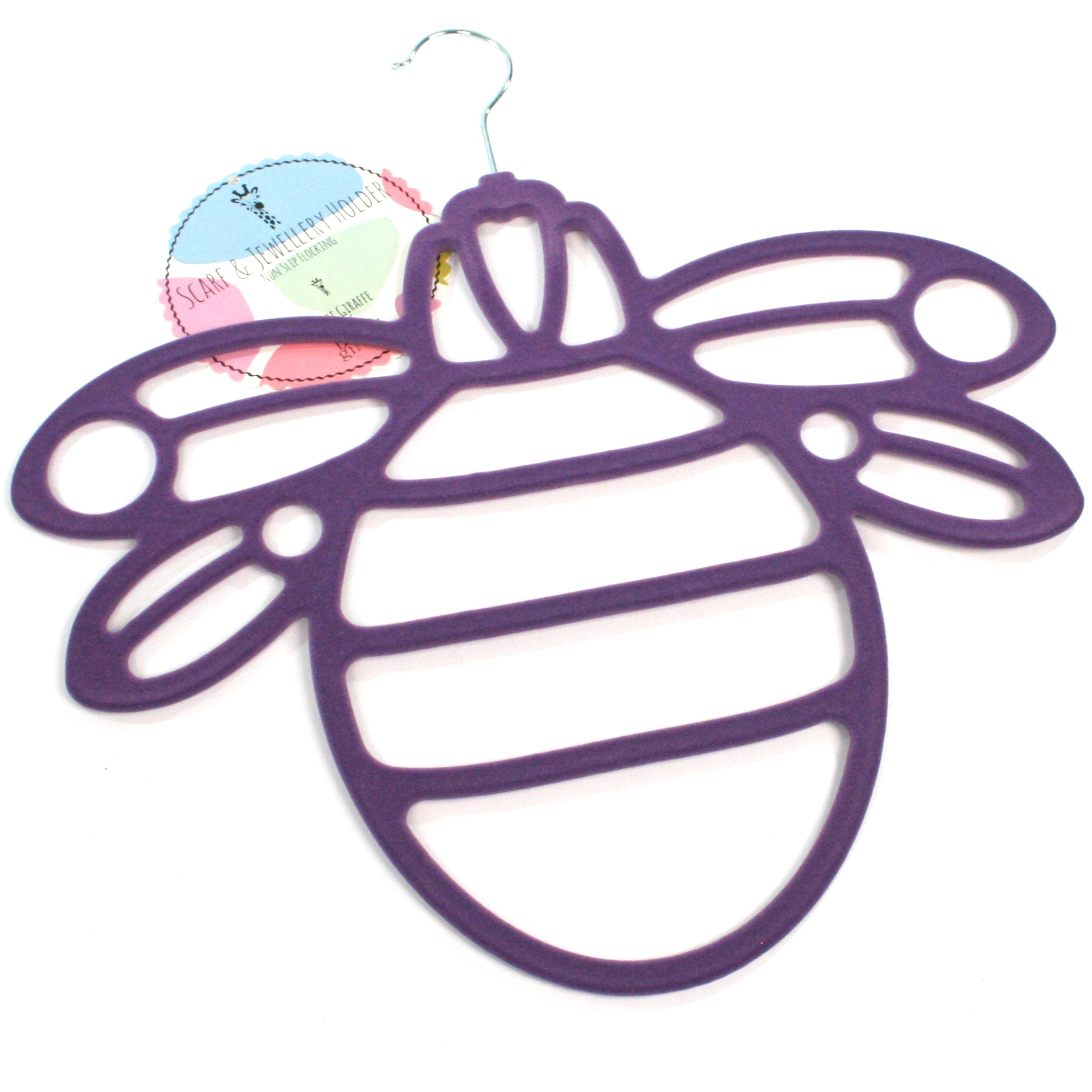 Bumble Bee Scarf Hanger - Cute Bee-Shaped Scarf Organizer for Closet & Bedroom Decor | Perfect for Scarf Storage, Gift Idea, and Home Organization