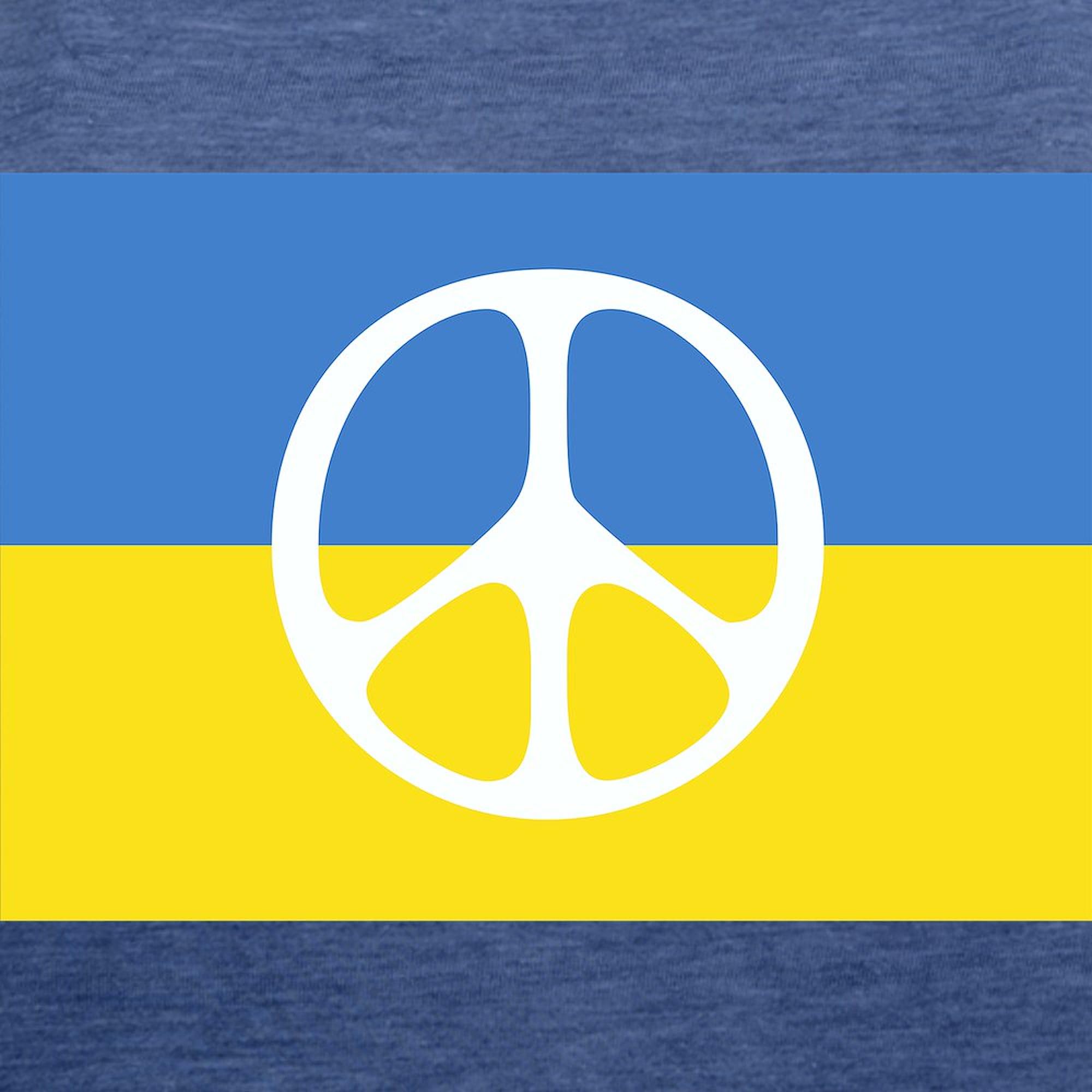 Pray for Peace in Ukraine Women's Tri-Blend T-Shirt – Comfortable & Stylish Casual Wear for Everyday Outfits & Supportive Causes