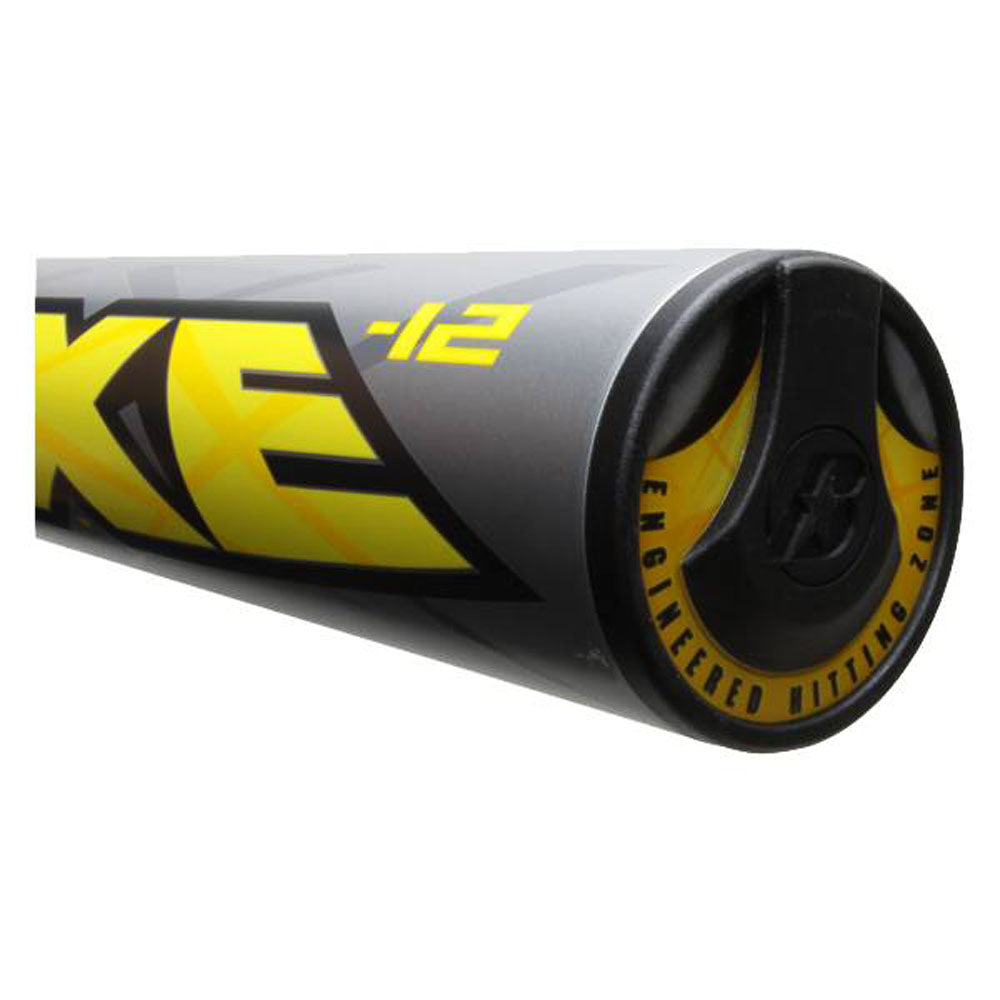 New Baden Axe L135A Phenom 12 USSSA Baseball Bat - Silver | Youth Little League Bat for Baseball Games & Training