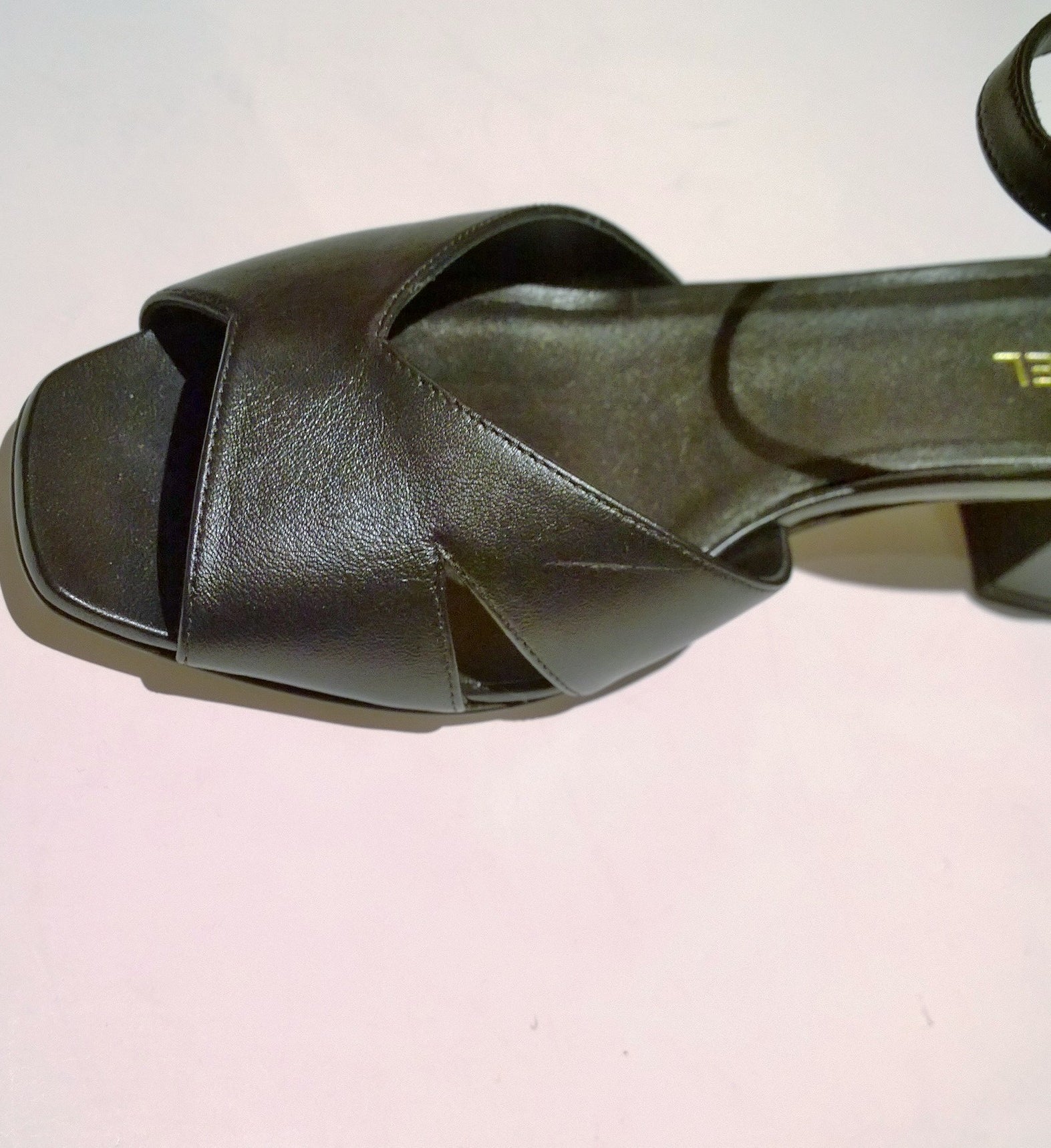 Chanel Black Leather Block Heel Ankle Strap Sandals for Women - Luxury Designer Dress Shoes for Weddings, Parties & Evening Events