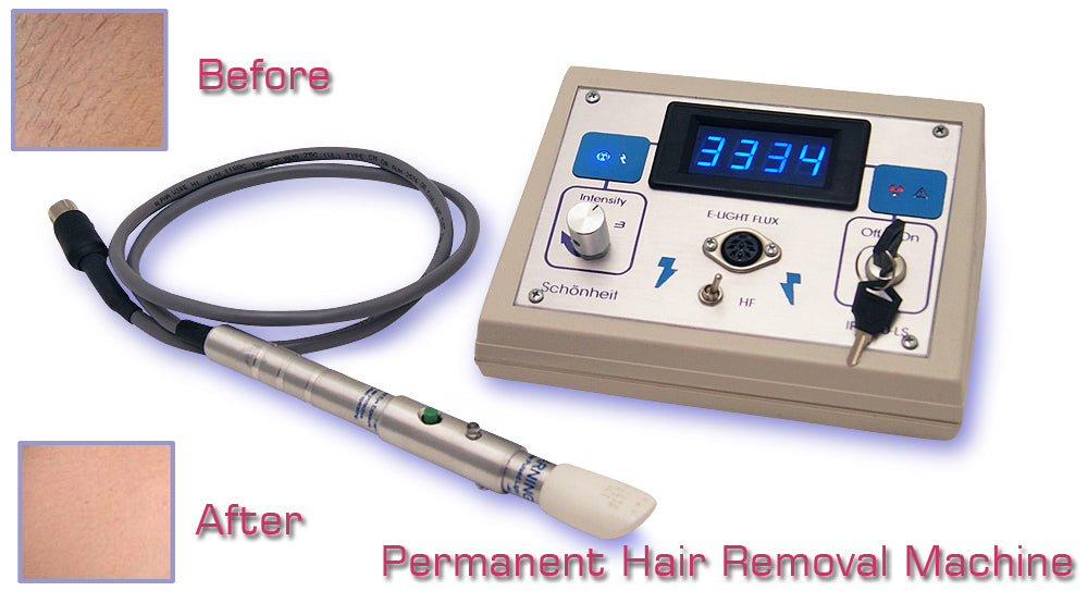 Permanent Hair Removal System 570 980nm - Professional Beauty Treatment Machine with Complete Kit for Smooth Skin at Home | Ideal for Face, Legs, Underarms & Bikini Line