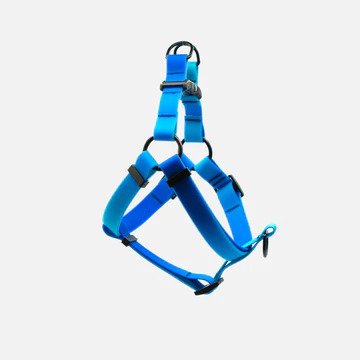 Waterproof Dog Harness for Small Medium Large Dogs - Adjustable Reflective Pet Vest with Handle for Outdoor Walking, Hiking & Swimming (Aqua Blue)