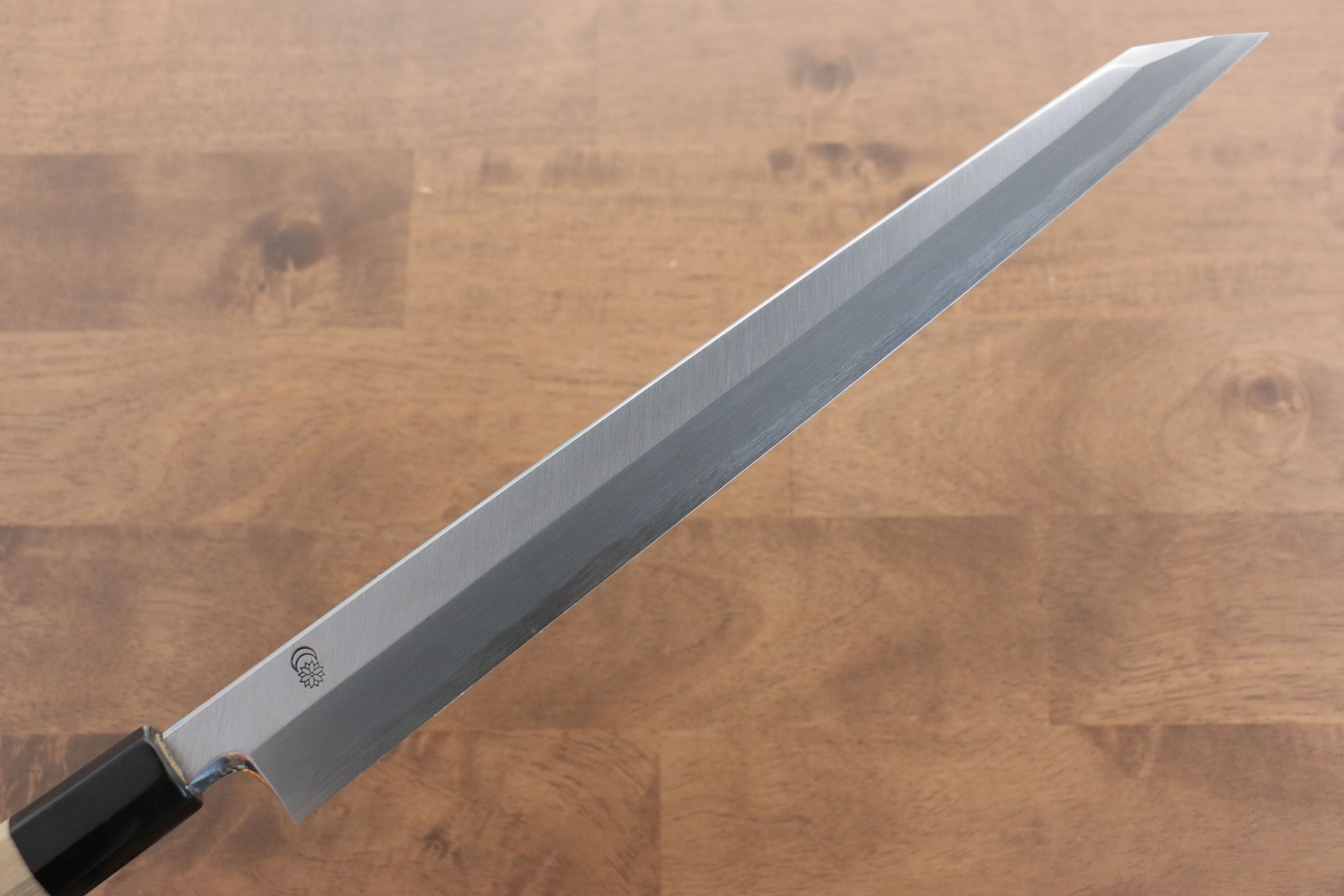 Premium Kikuzuki White Steel No.2 Kiritsuke Yanagiba Knife 300mm - Japanese Chef's Knife for Sushi, Sashimi & Precision Cutting - Magnolia Wood Handle - Professional Kitchen & Home Cooking Essential