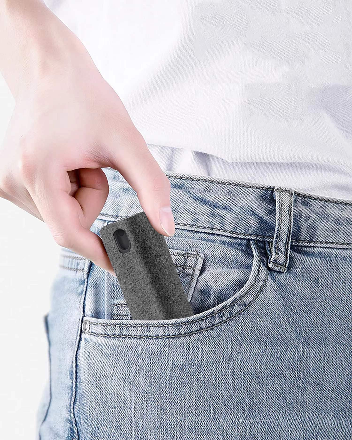 YTT Touchscreen Mist Cleaner & Microfiber Cloth - 2 in 1 Screen Cleaning Kit for iPhone, Android Phones, iPad, Laptop & Tablet Screens - Safe for All Devices - Perfect for Home, Office & Travel Use