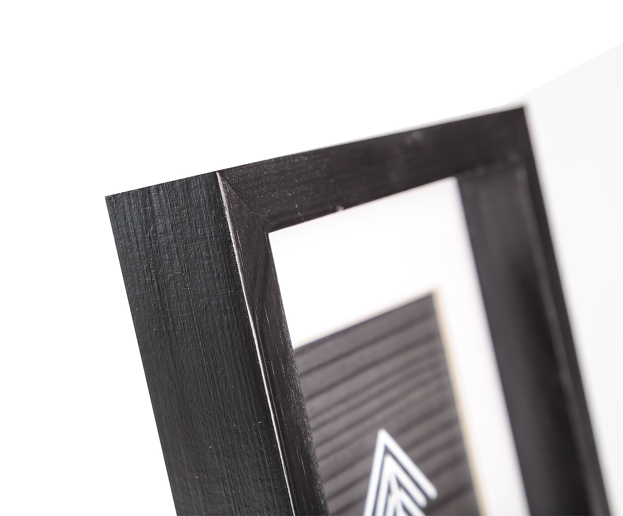 16x20 Black Wooden Poster Picture Frame - 100% Eco-Friendly Natural Solid Wood with Thick Border for Wall Mounting | Perfect for Home Decor, Office Art Display & Gift Giving