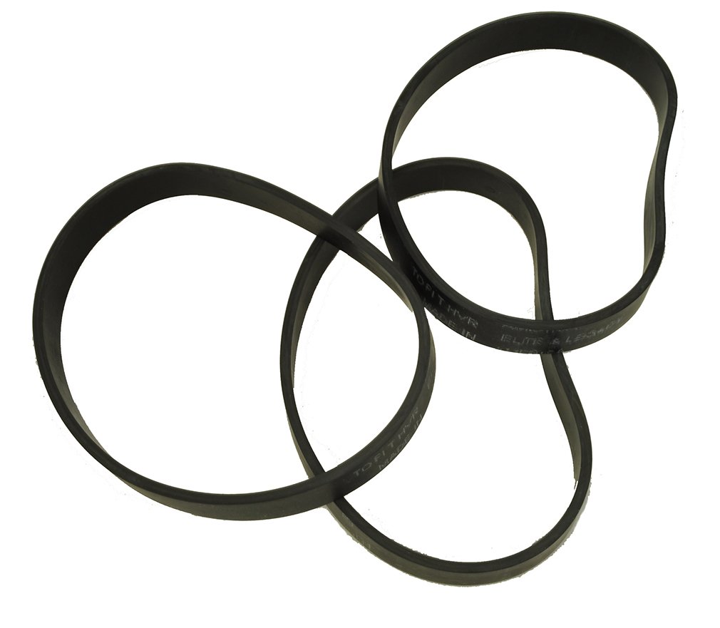 Hoover Elite Upright Vacuum Cleaner Replacement Belts - 3 Pack Compatible with All Elite & Legacy Models | Perfect for Home Cleaning, Pet Hair Removal & Hard Floor Maintenance