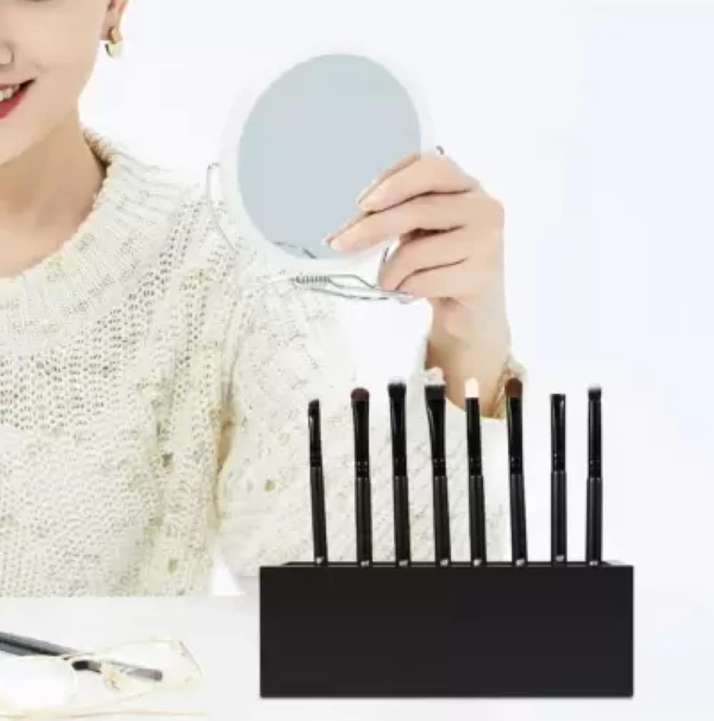 FEELHIGH Makeup Brush Organizer - Multicolor Cosmetic Brush Holder for Travel & Home Vanity | Perfect for Makeup Artists & Beauty Enthusiasts