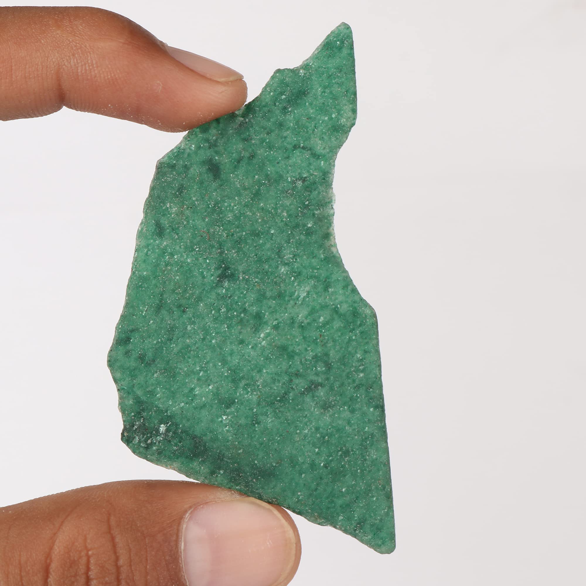 Natural Rough Green Jade 64.00 ct - Raw Healing Crystal Loose Gemstone for Jewelry Making, Cabbing, and Meditation - Perfect for Energy Healing, Chakra Balancing, and Spiritual Practices