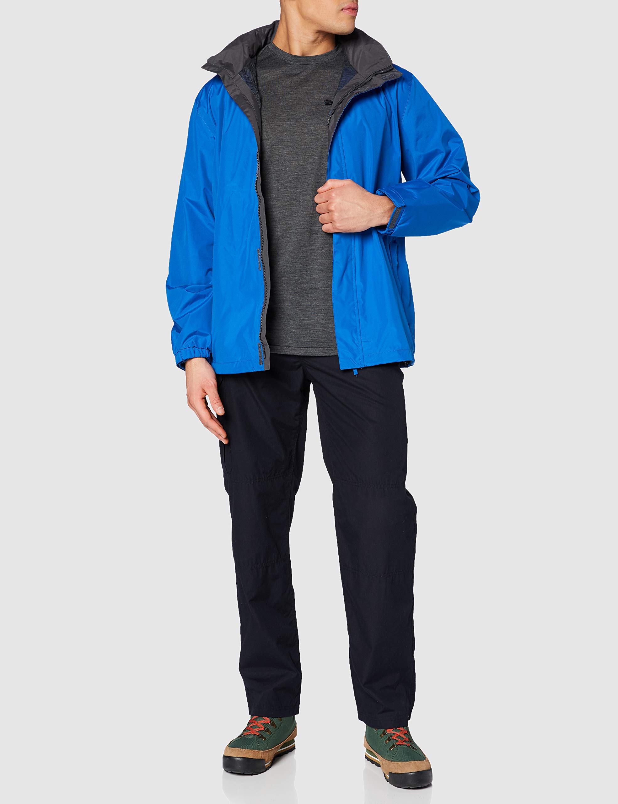 Men's Waterproof Jacket - Lightweight Windproof Raincoat for Outdoor Hiking & Travel - Perfect for Camping, Cycling & Winter Weather Protection