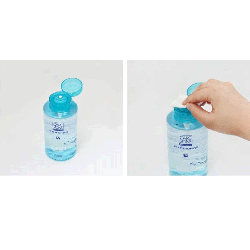 CAREZONE Doctor Solution Lip & Eye Makeup Remover 300ml - Gentle & Effective for Sensitive Skin | Perfect for Daily Makeup Removal & Skincare Routine